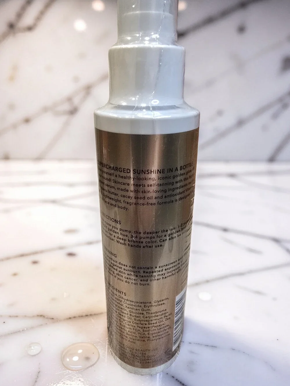 Nakery Beauty Multi-Vitamin Tanning Treatment Serum Face & Body 5.07 oz
